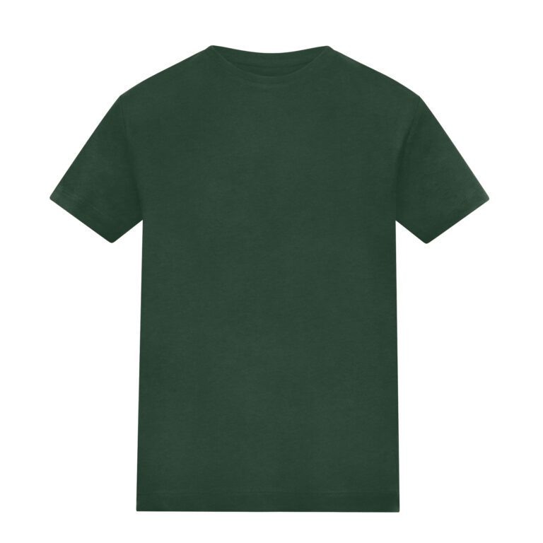 T-shirt Dziecięcy Klasyczny Bawełniany AWT002J - Bottle Green