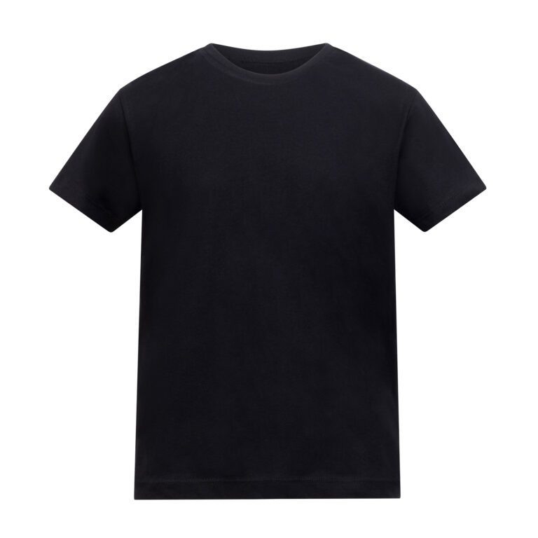T-shirt Dziecięcy Klasyczny Bawełniany AWT002J - Deep Black