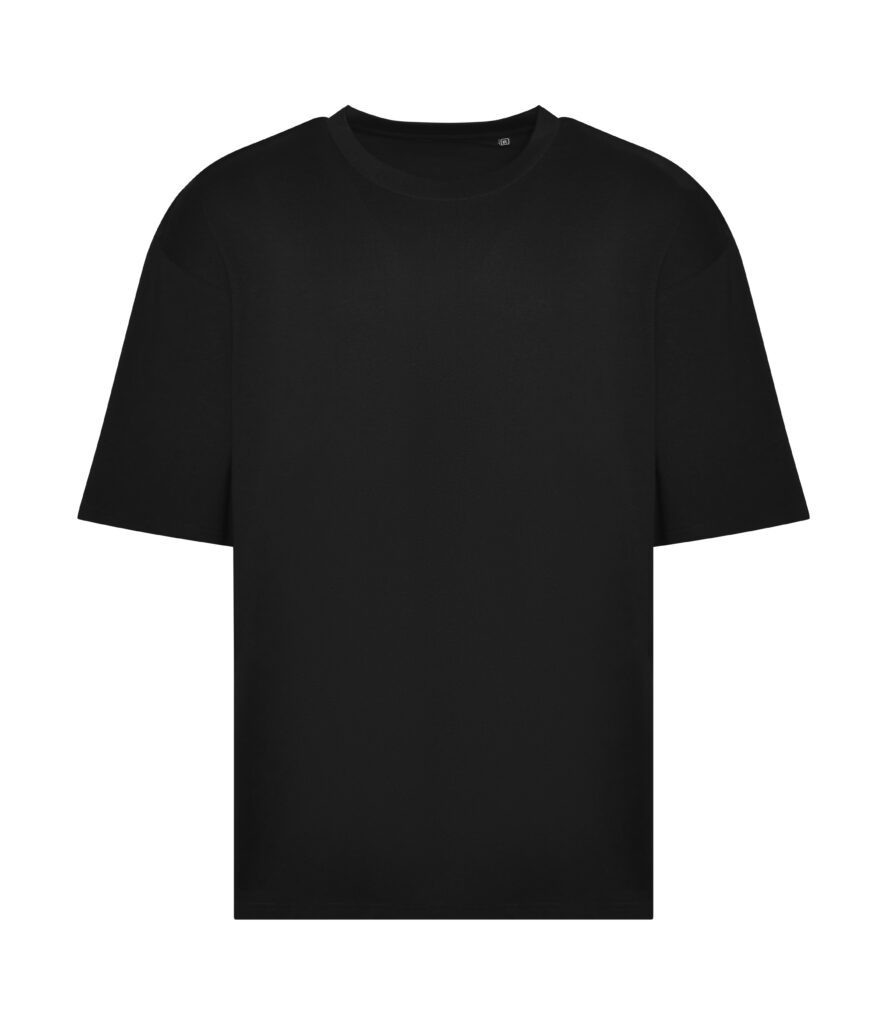 T-shirt Oversize Bawełniany 240 AWT003 - Deep Black