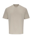 T-shirt Oversize Bawełniany 240 AWT003 - Natural Stone