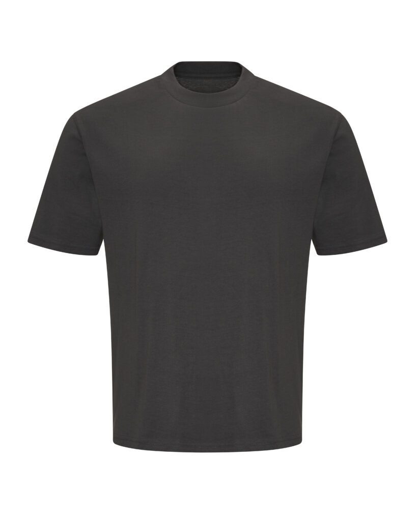 T-shirt Oversize Bawełniany 240 AWT003 - Solid Charcoal