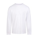 Koszulka Klasyczna Bawełniana Długi Rękaw AWT012 - Arctic White