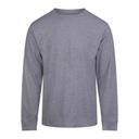 Koszulka Klasyczna Bawełniana Długi Rękaw AWT012 - Heather Grey
