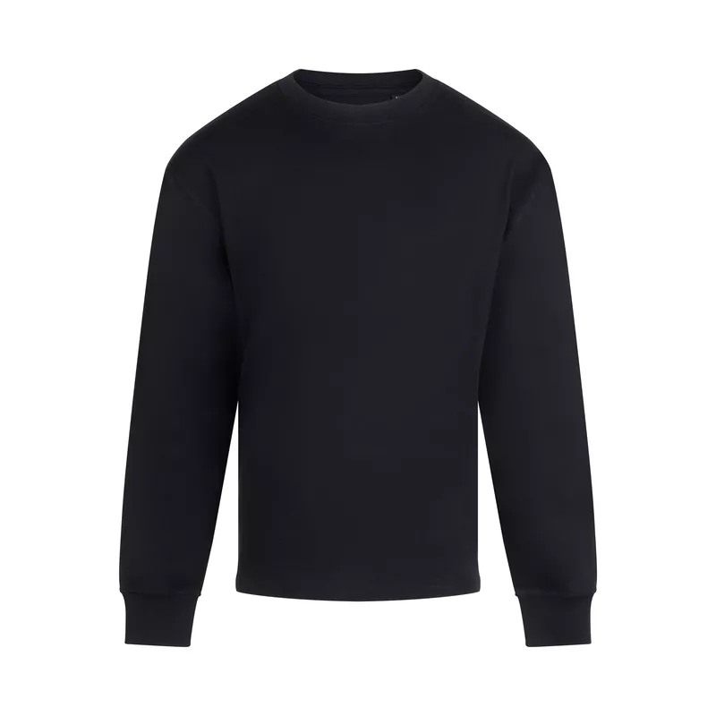 T-shirt Heavyweight Długi Rękaw Bawełna Organiczna AM016 - Black