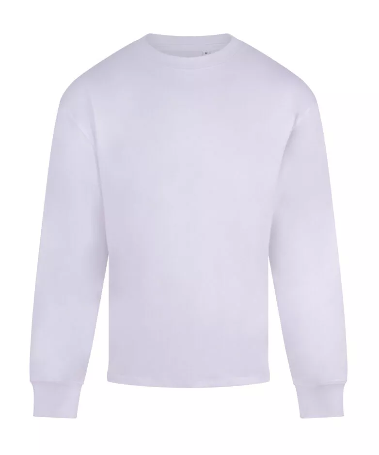 T-shirt Heavyweight Długi Rękaw Bawełna Organiczna AM016 - White