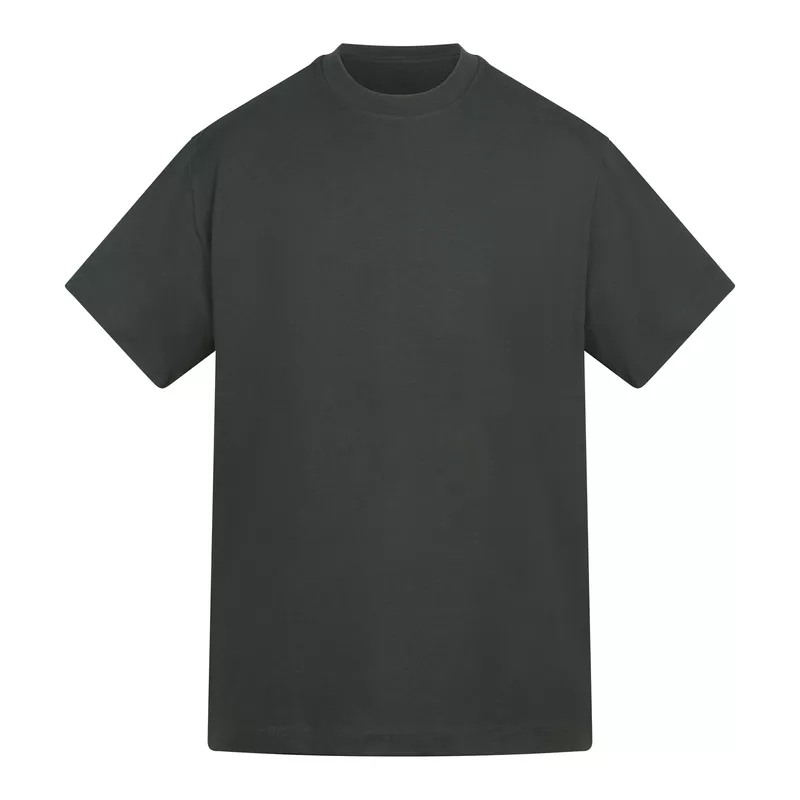 T-shirt Oversize Heavyweight Bawełna Organiczna 280 AM018 - Carbon