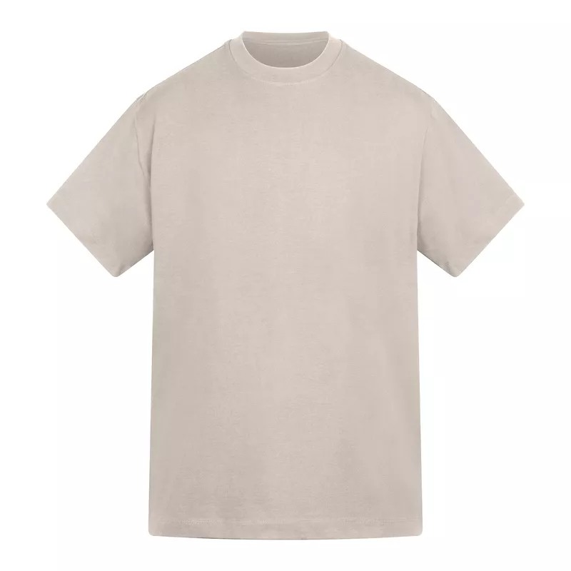 T-shirt Oversize Heavyweight Bawełna Organiczna 280 AM018 - Stone