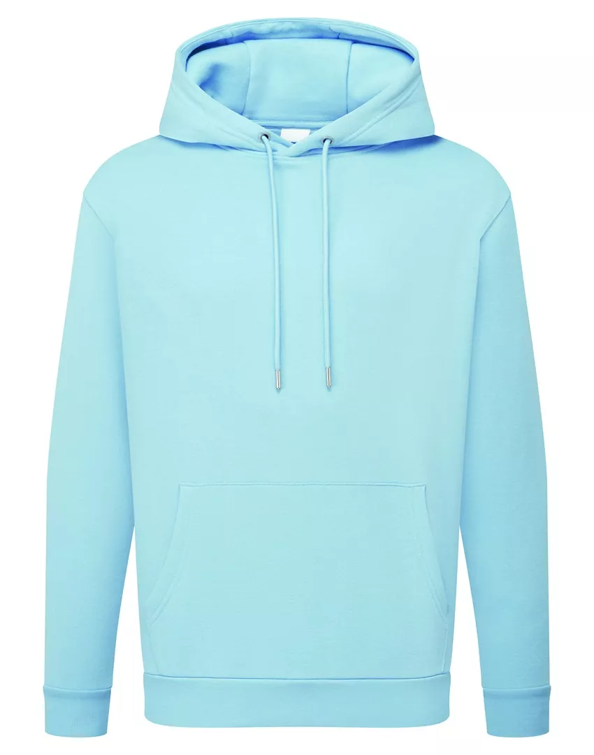 Bluza Oversize z Kapturem Organiczna AM101 - Light Blue