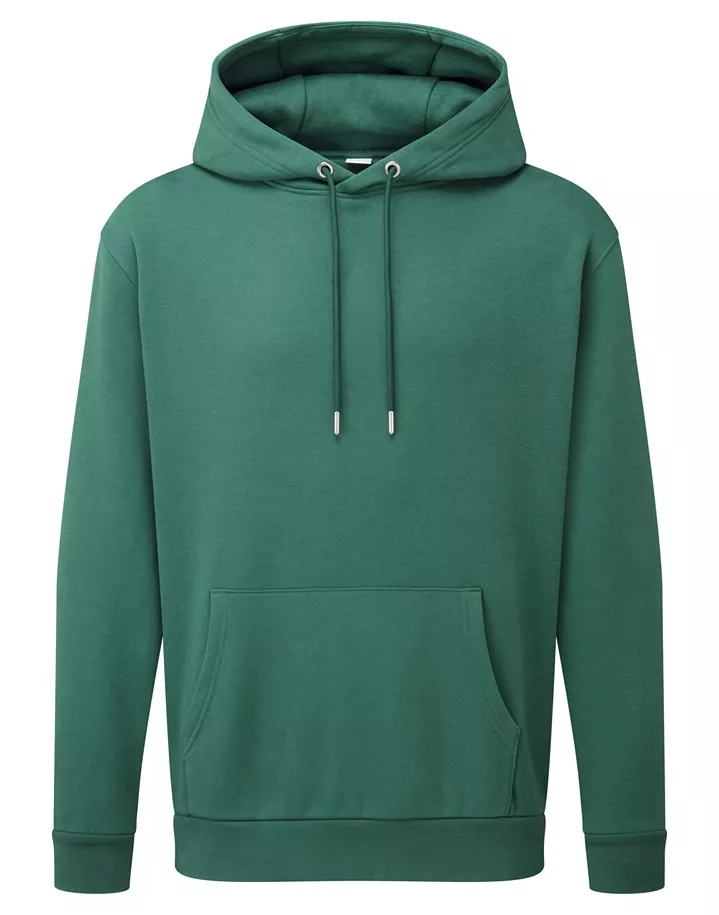 Bluza Oversize z Kapturem Organiczna AM101 - Pine Green