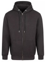 Bluza Rozpinana Oversize z Kapturem Organiczna AM102 - Black