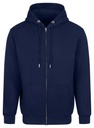 Bluza Rozpinana Oversize z Kapturem Organiczna AM102 - Navy