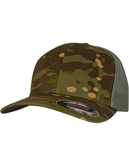 Multicam Trucker Mesh Cap - Tropic / Green
