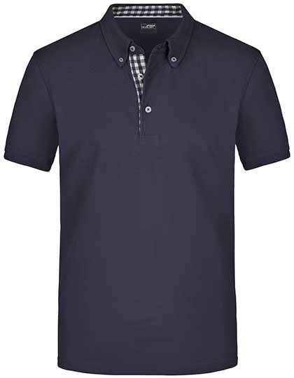 Men´s Plain Polo - Navy / Navy / White