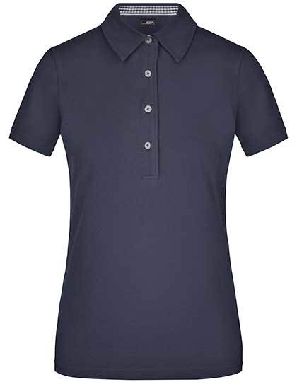 Ladies´ Plain Polo - Navy / Navy / White
