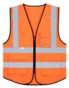 Premium Multifunctional Executive Safety Vest Munich - Signal Orange