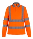 Koszulka Polo Ostrzegawcza z Długim Rękawem RG3240 - Orange