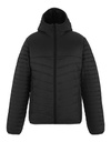 Kurtka Pikowana z Kapturem RG964 - Black & Black