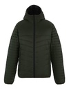 Kurtka Pikowana z Kapturem RG964 - Dark Khaki & Black