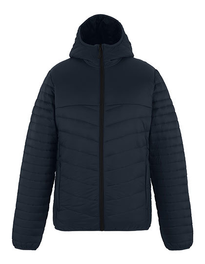 Kurtka Pikowana z Kapturem RG964 - Navy & Black