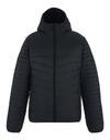 Kurtka Pikowana z Kapturem RG964 - Seal Grey & Black