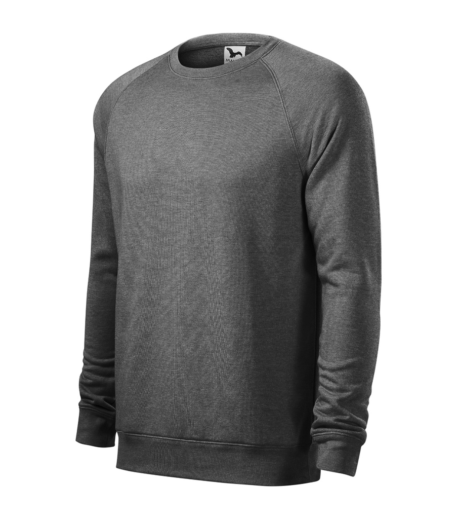 Bluza męska MALFINI Merger M415 - czarny melanż