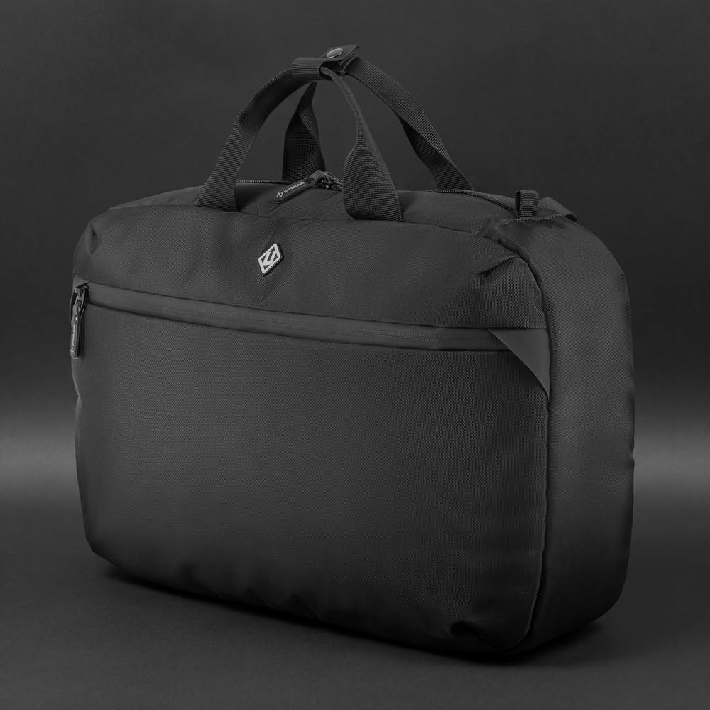 Plecak i torba na laptopa, 2 w 1 Upperlane - czarny