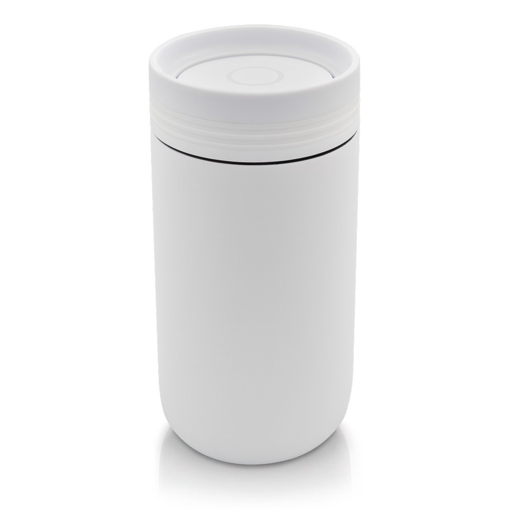 Kubek termiczny 275 ml z wieczkiem 360 stopni Air Gifts | Tondeyo - biały