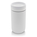 Kubek termiczny 275 ml z wieczkiem 360 stopni Air Gifts | Tondeyo - biały
