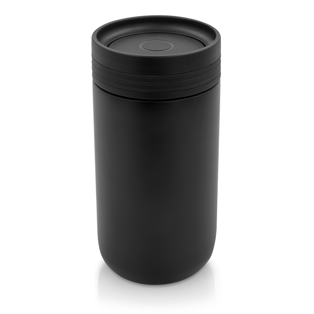 Kubek termiczny 275 ml z wieczkiem 360 stopni Air Gifts | Tondeyo - czarny