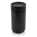 Kubek termiczny 275 ml z wieczkiem 360 stopni Air Gifts | Tondeyo - czarny