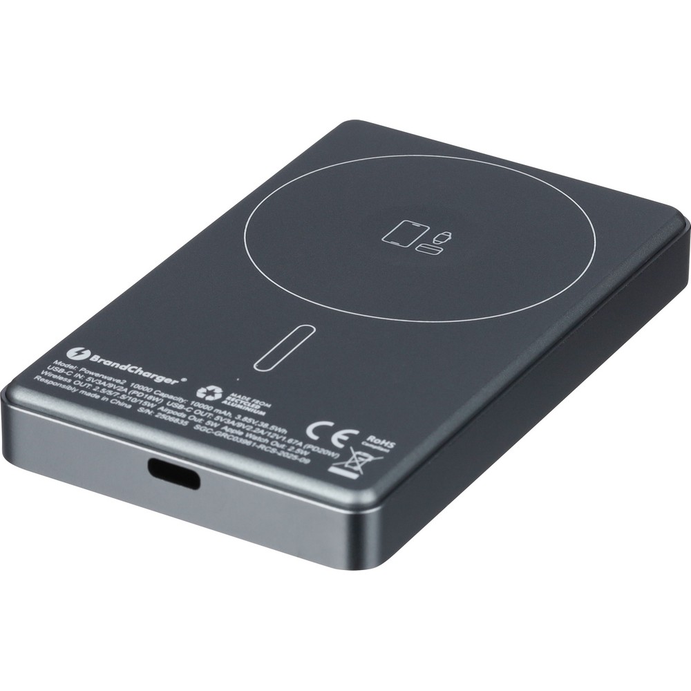 Power bank 10000 mAh BrandCharger Powerwave 2 - grafitowy