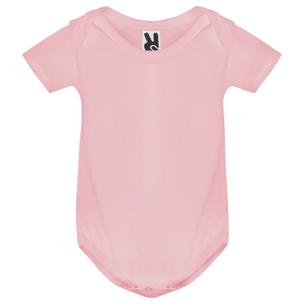 Body niemowlęce z krótkim rękawem HONEY BD7200 - kolor jasnoróżowy