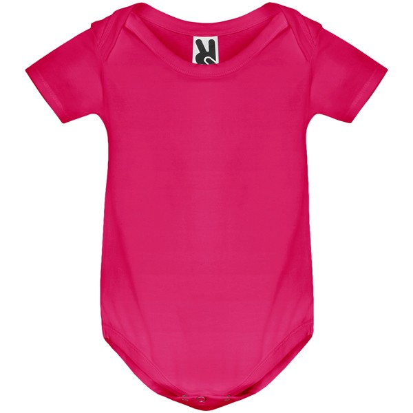 Body niemowlęce z krótkim rękawem HONEY BD7200 - kolor różowy