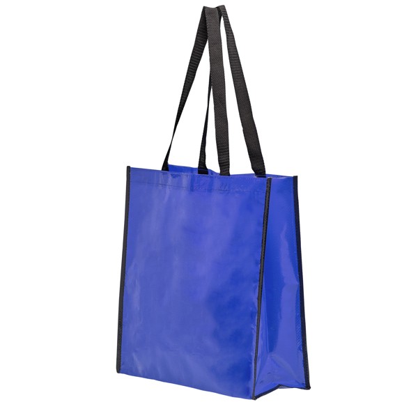Lśniąca torba laminowana COAST BO7543 - królewski niebieski