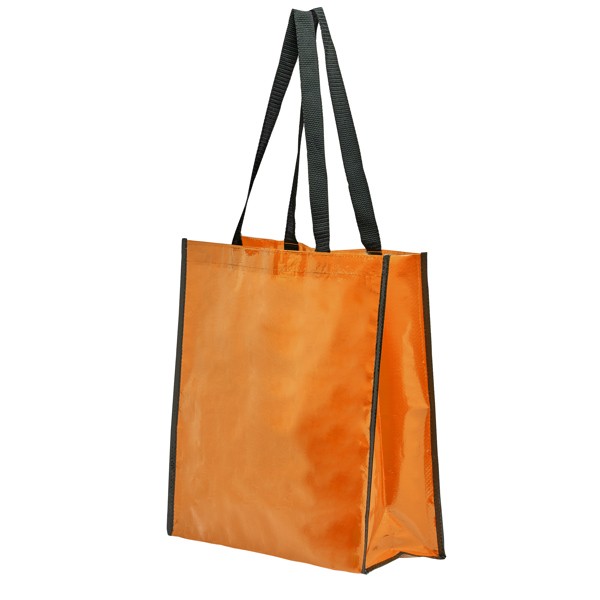 Lśniąca torba laminowana COAST BO7543 - pomarańczowy