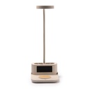 Lampka z ładowarką PAYTON CR1632 - naturalny
