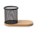 Charging penholder COSTELO CR1920 - naturalny