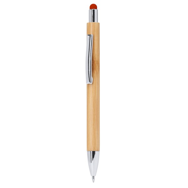 Długopis bambusowy PAMPA HW8019 - czerwony