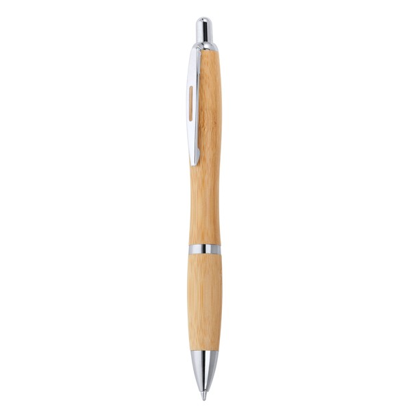 Długopis bambusowy SAGANO HW8031 - srebrny