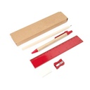 Zestaw do pisania LIZANA HW8064 - czerwony