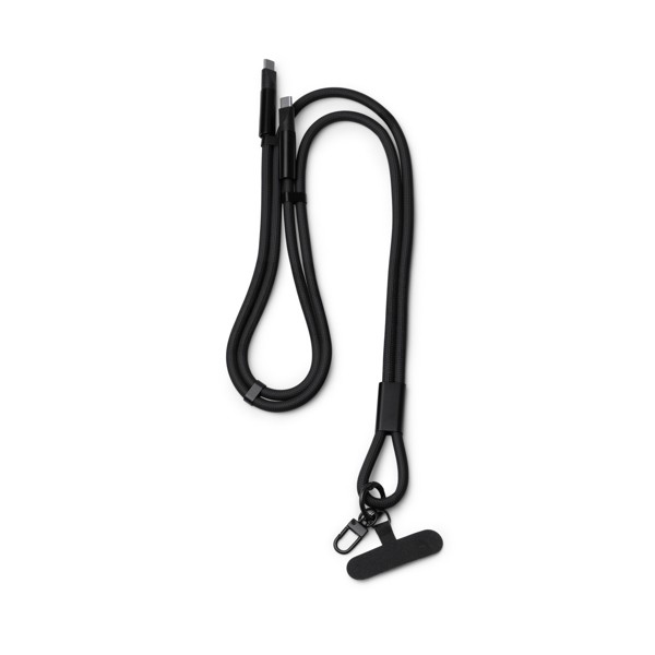 Lanyard cable DENKI IA1862 - czarny