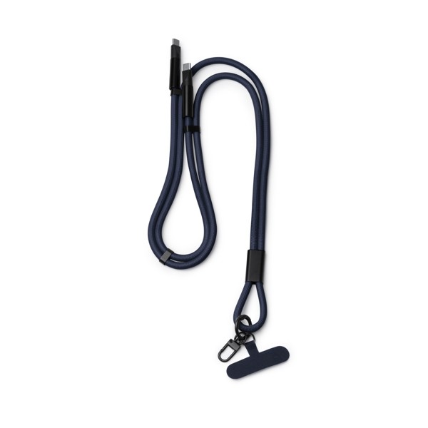 Lanyard cable DENKI IA1862 - granatowy