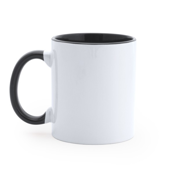 Kubek przeznaczony do sublimacji MANGO MD4001 - biały/czarny