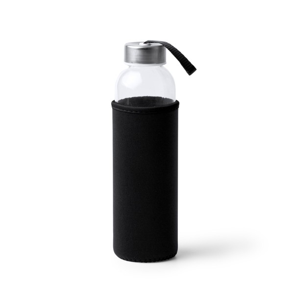 Szklany bidon o pojemności 500 ml CAMU MD4040 - czarny