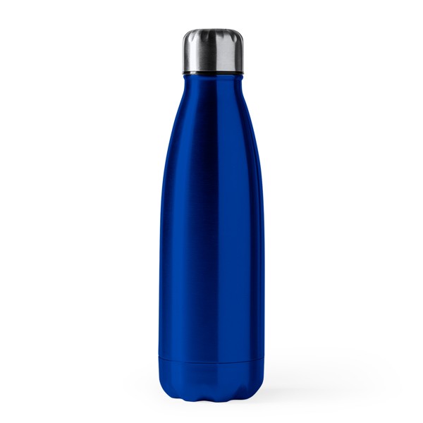 Stalowy bidon o pojemności 700 ml ALPINIA MD4042 - królewski niebieski