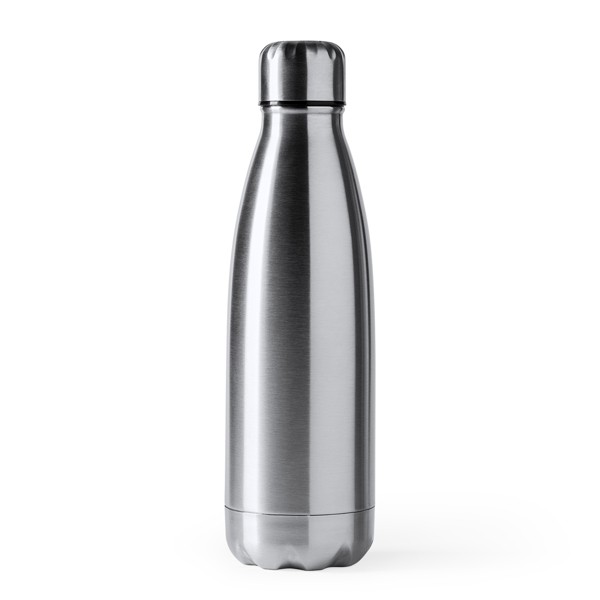 Stalowy bidon o pojemności 700 ml ALPINIA MD4042 - srebrny