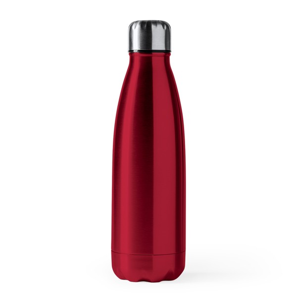 Stalowy bidon o pojemności 700 ml ALPINIA MD4042 - czerwony