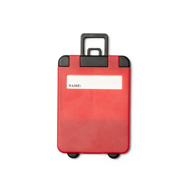 Identyfikator bagażu CHARTER TA8204 - czerwony