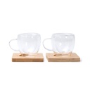 Mug set ROBUS TZ1849 - przezroczysty