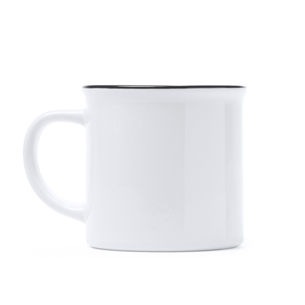 Kubek przeznaczony do sublimacji KUMBO TZ4002 - biały/czarny